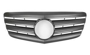 Решетка радиатора AMG Style 2FIN Matt Black для Mercedes Benz W211 E Class W211 2007-2009